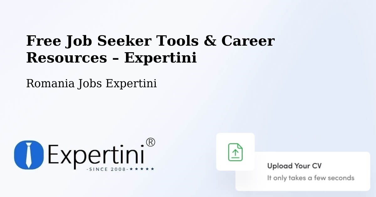 Free Job Seeker Tools & Career Resources – Barcea - Barcea, Romania Jobs Expertini